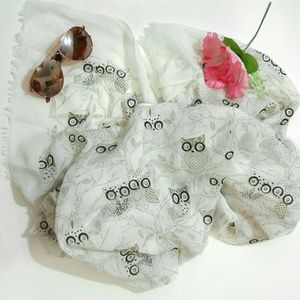 ❤ Owl In Love Scarf