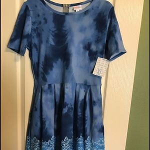 Lularoe Unicorn Tie Dye Amelia - BNWT!