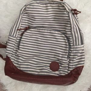 Pacsun backpack with leather bottom