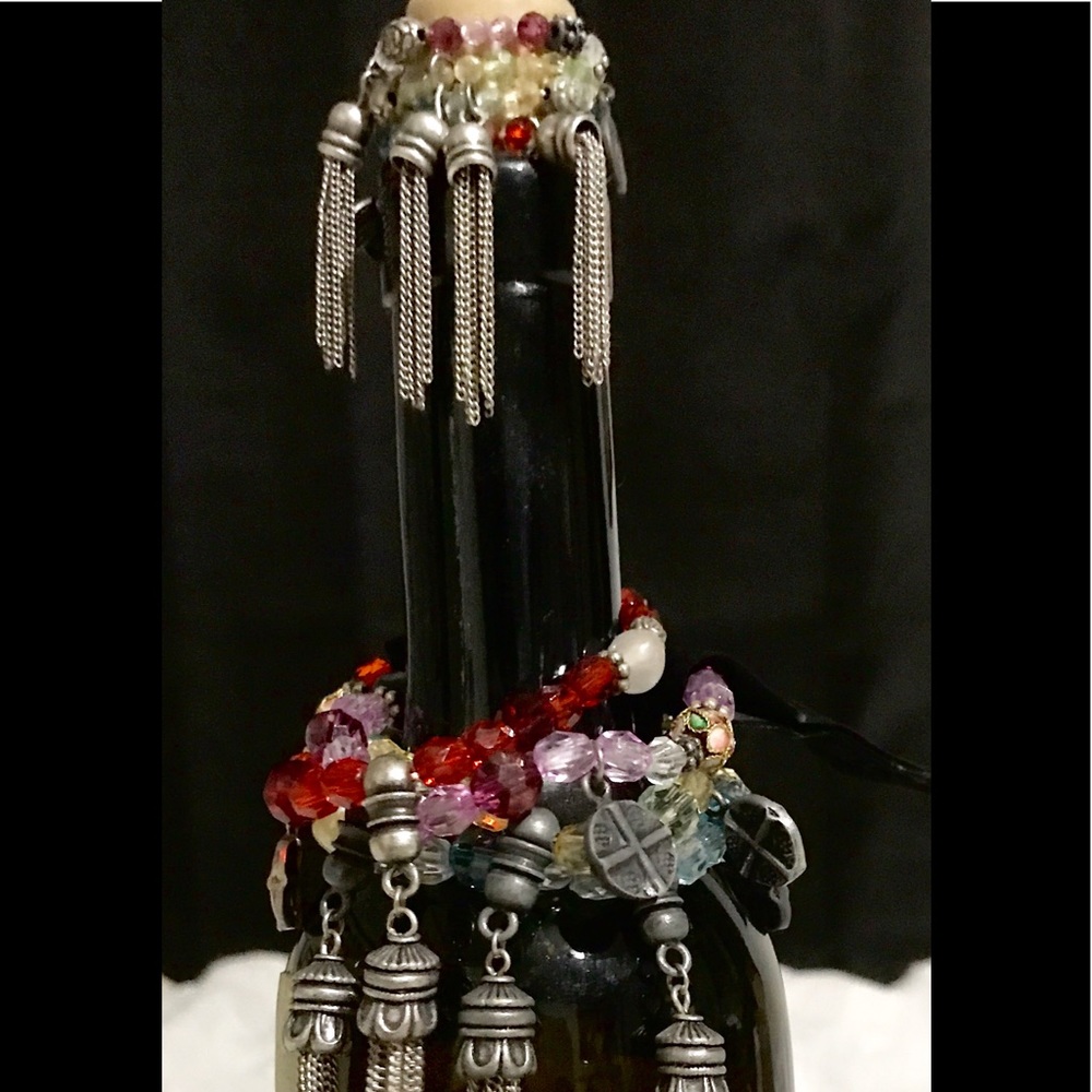 Boho beaded tassel bracelet and ring set!!! - Picture 2 of 8
