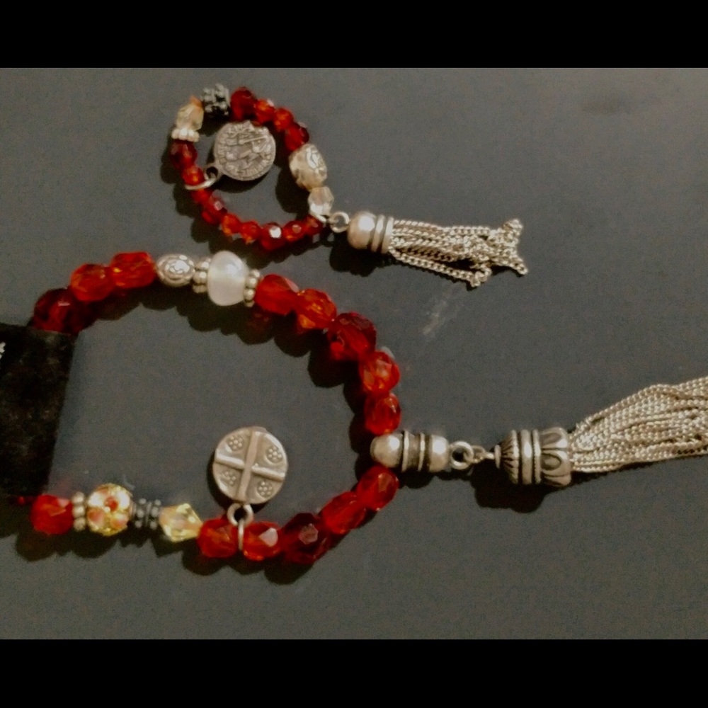 Boho beaded tassel bracelet and ring set!!! - Picture 5 of 8