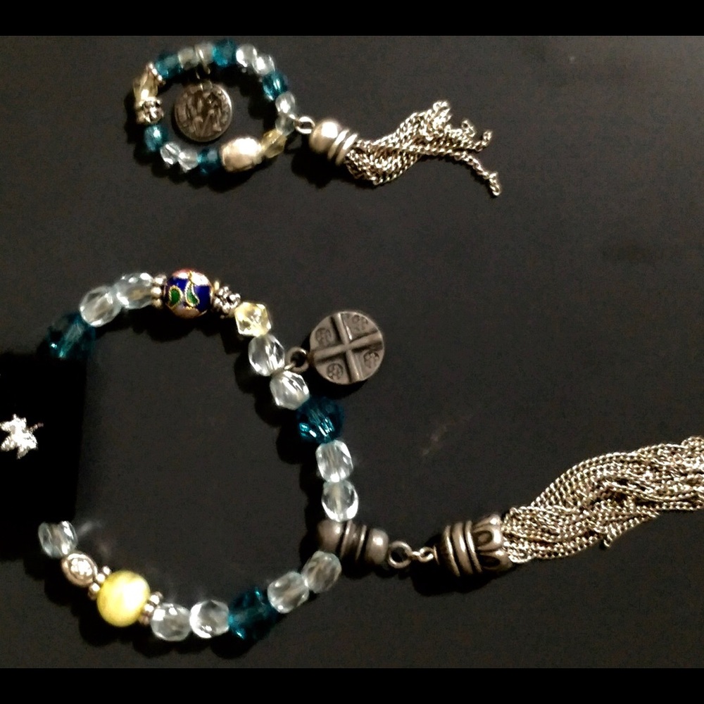 Boho beaded tassel bracelet and ring set!!! - Picture 7 of 8