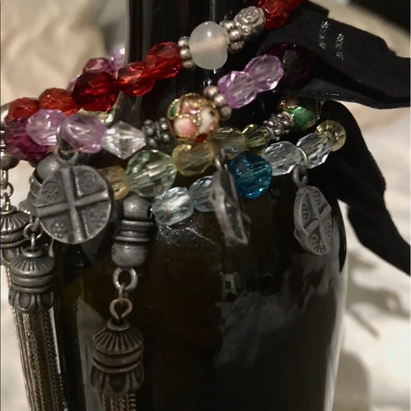 Boho beaded tassel bracelet and ring set!!! - Picture 4 of 8