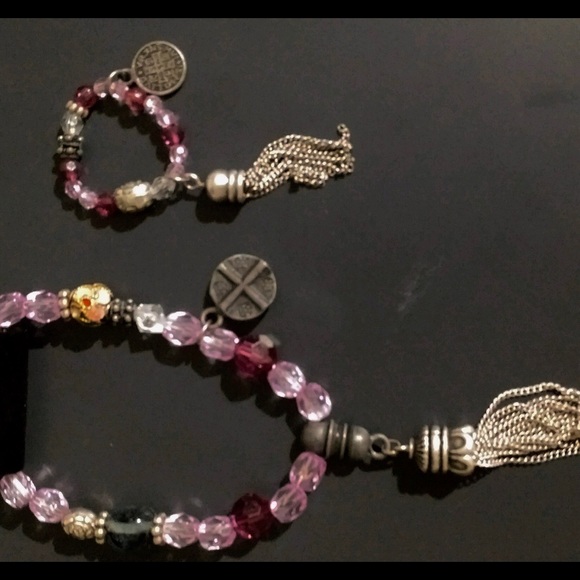 Boho beaded tassel bracelet and ring set!!! - Picture 6 of 8