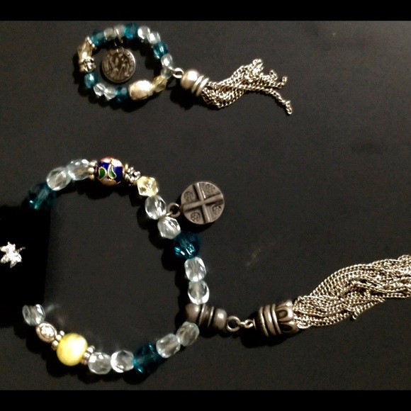 Boho beaded tassel bracelet and ring set!!! - Picture 7 of 8