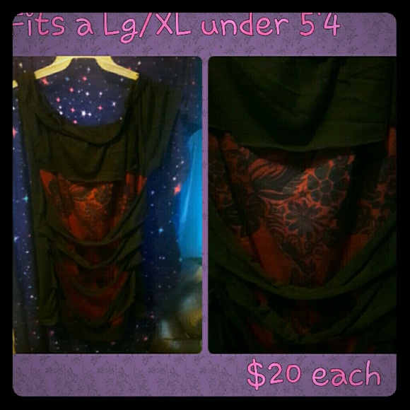 Black And red rocker style dress - Picture 1 of 1