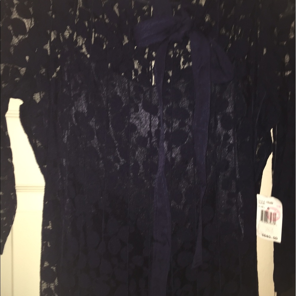 Sapphire Blue Lace Gown