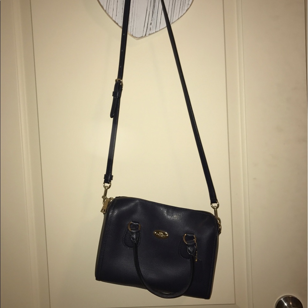 Navy blue Coach bag