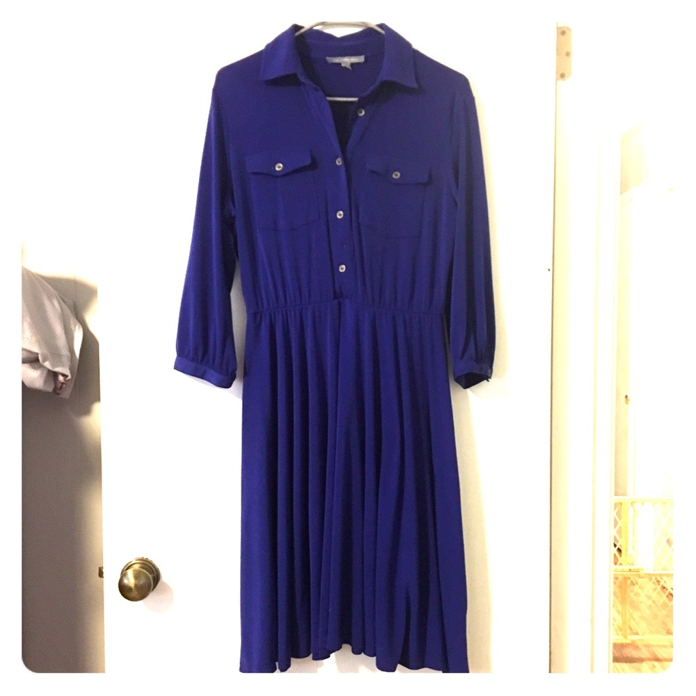 Royal blue dress