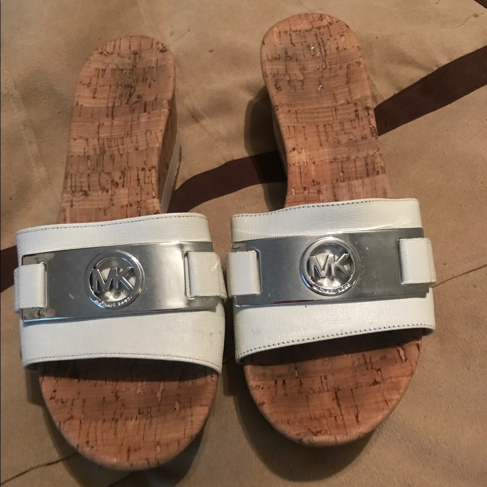 Michael Kors White Sandals