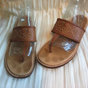 Coach slip on sandals