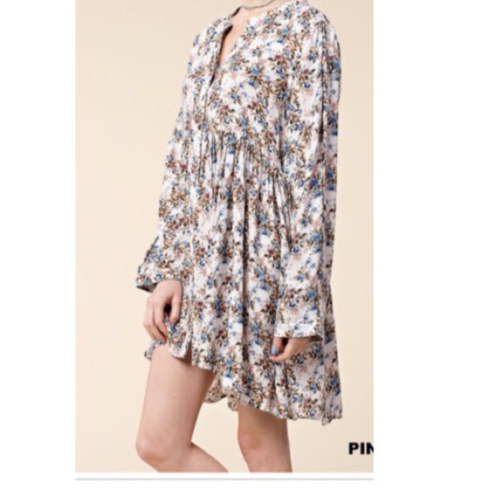 ✨ONE HOUR SALE✨Long sleeve flora dress - Picture 2 of 6