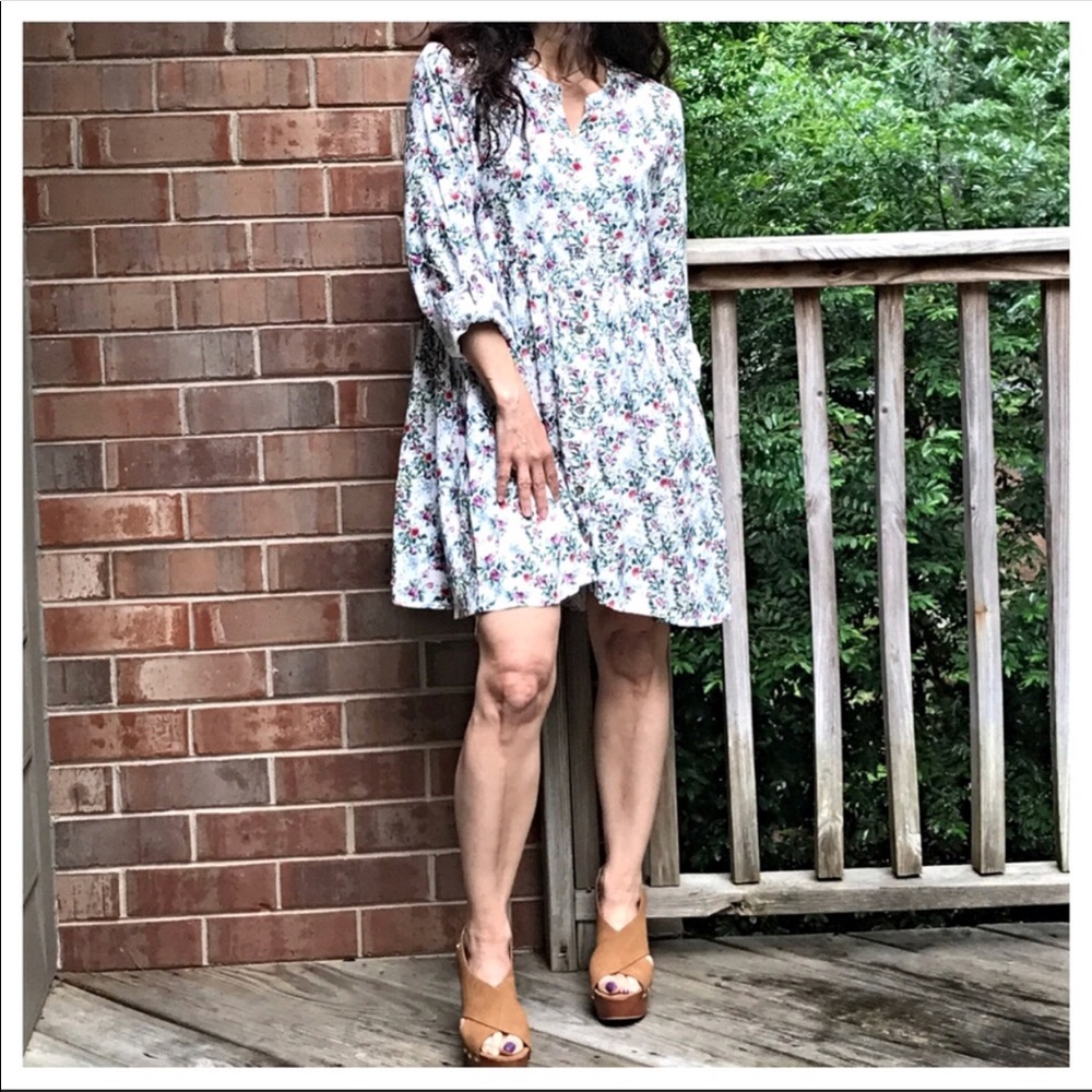 ✨ONE HOUR SALE✨Long sleeve flora dress - Picture 3 of 6