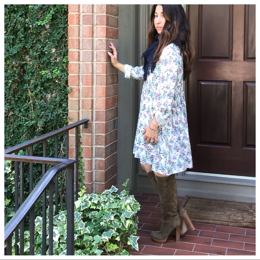 ✨ONE HOUR SALE✨Long sleeve flora dress - Picture 4 of 6