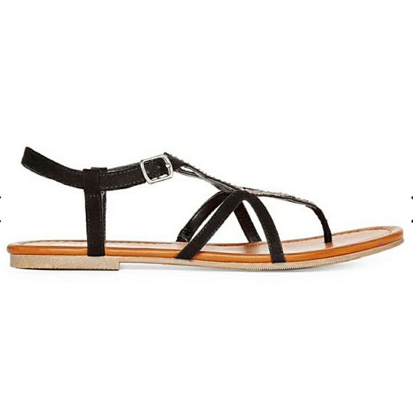 😍Strappy Rhinestone Sandals😍 - Picture 2 of 3