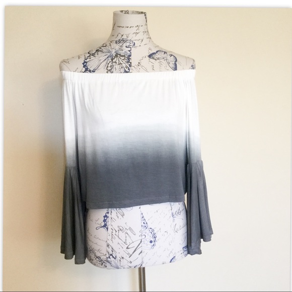 CCO OFF the Shoulder Ombré CropTop - Picture 5 of 5