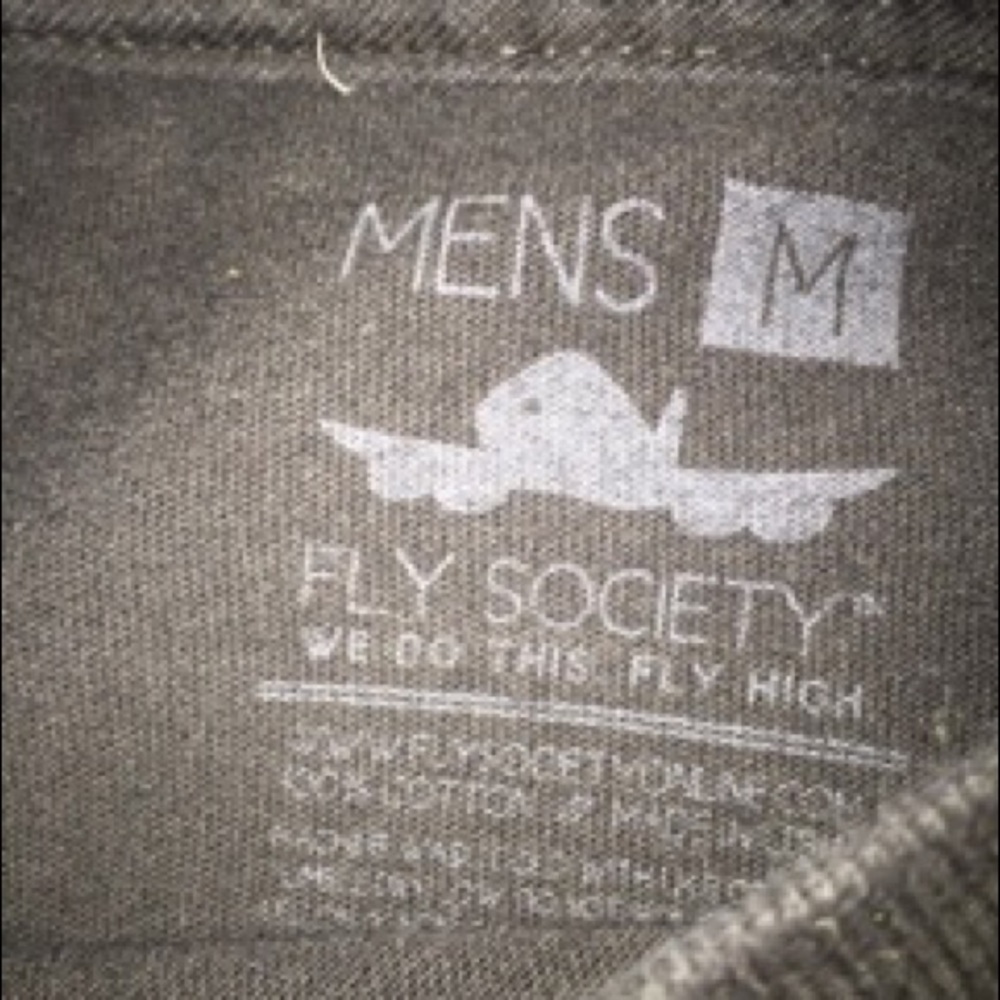 Fly Society Black T shirt - Picture 2 of 2