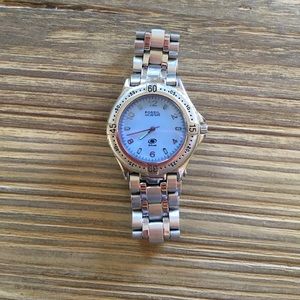 Men's stainless steel fossil watch