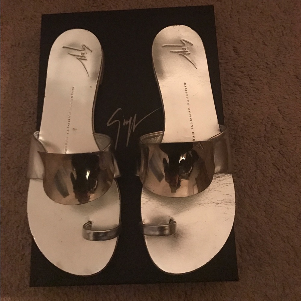GIUSEPPE ZANOTTI Silver Slides