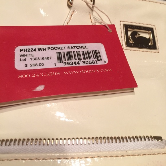 NWT Dooney & Bourke Dillen Double Pocket Satchel - Picture 5 of 14