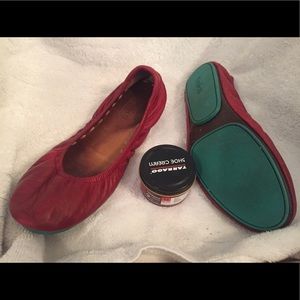 Red Tieks with matching polish!