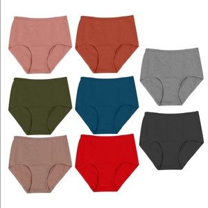 Lot of 6 -Plus Size Cotton High Waist Soft Panties