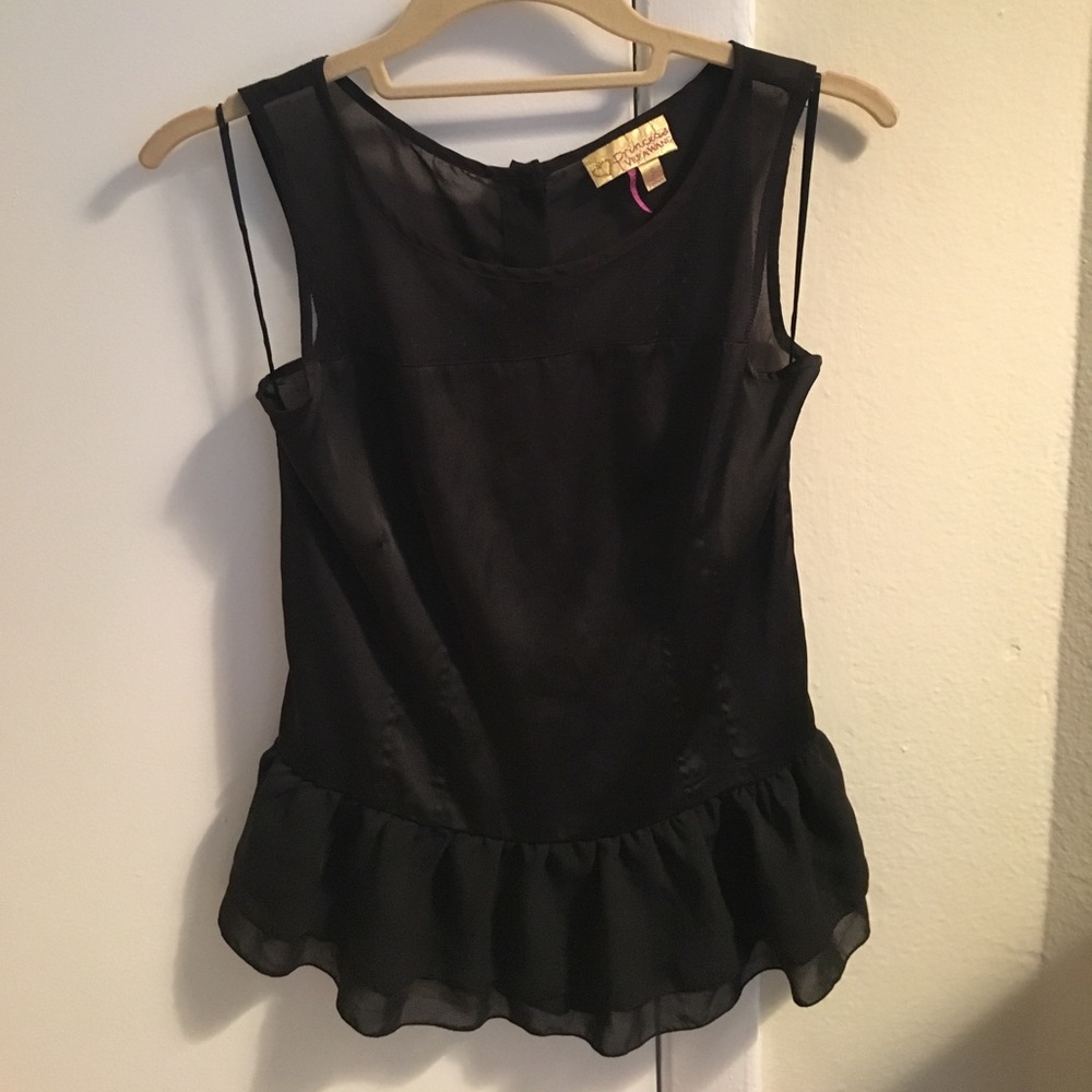 Black Vera Wang Peplum