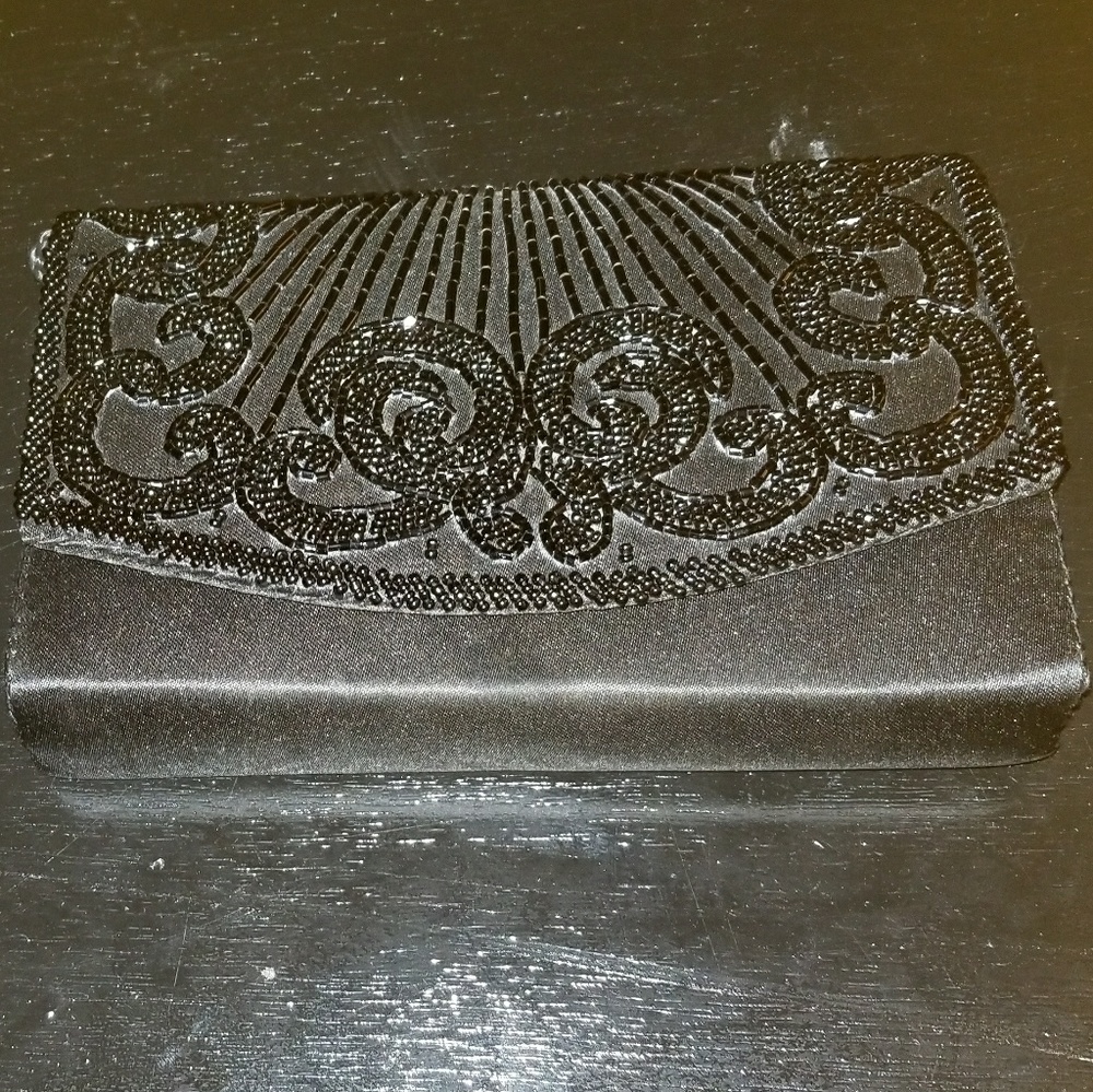 Black clutch purse