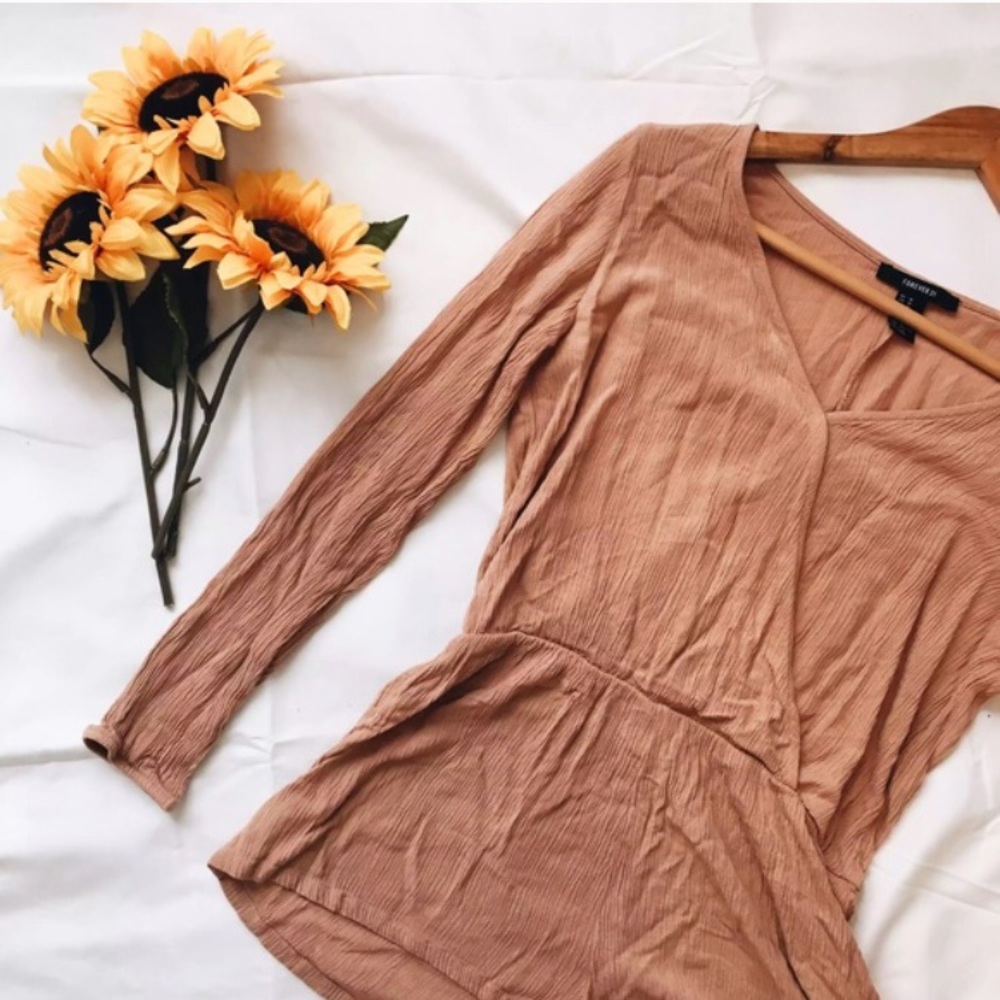Forever 21 crinkle romper