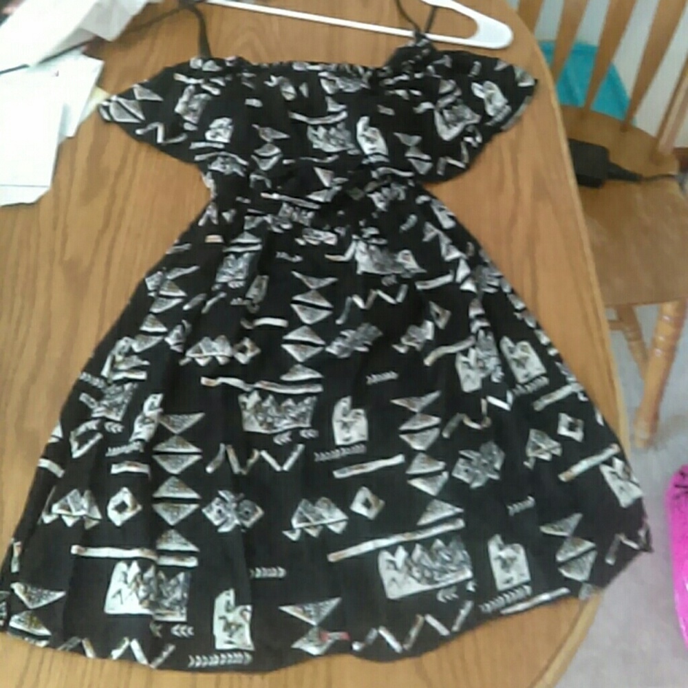 Off the shoulder ruffle dress