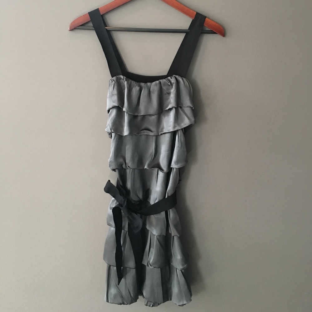J. CREW Silk Tiered Dress