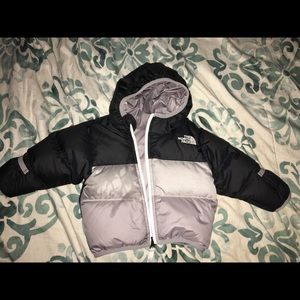 baby boys , north face winter jacket .