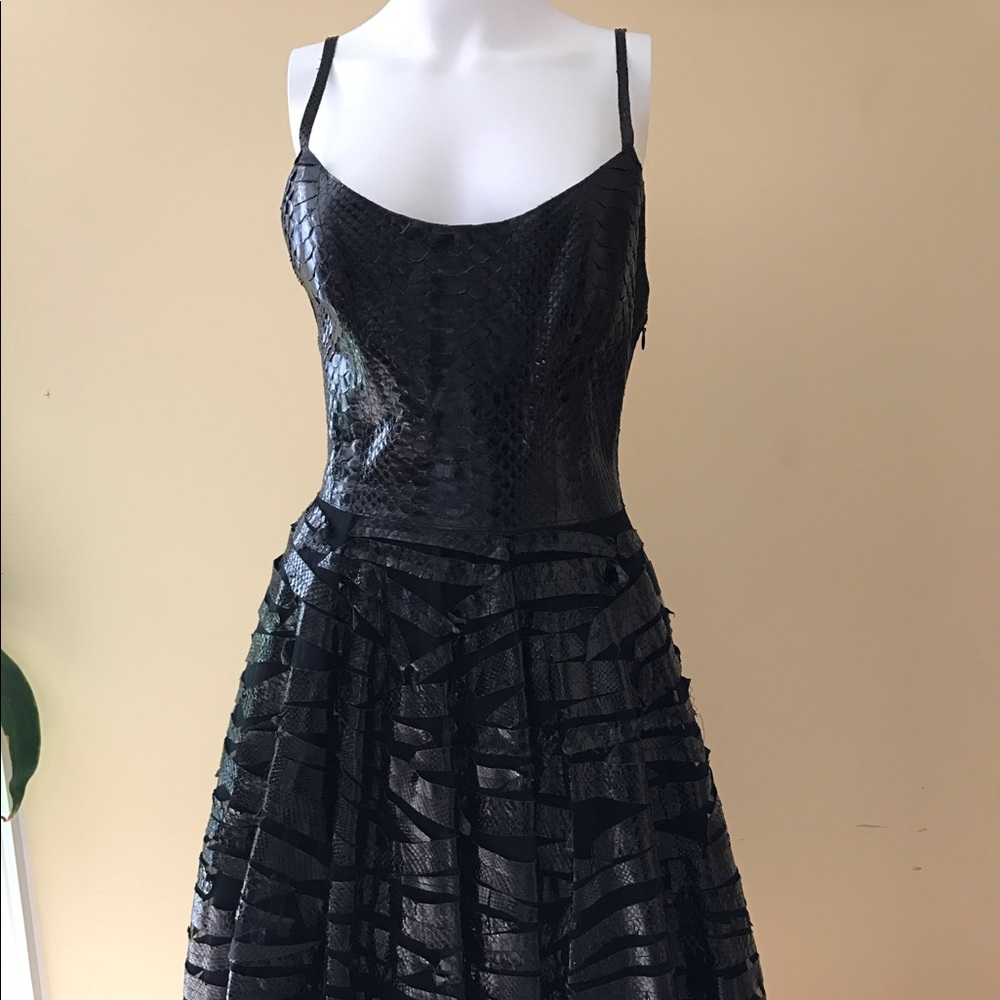 Roberto Cavalli Snake skin dress