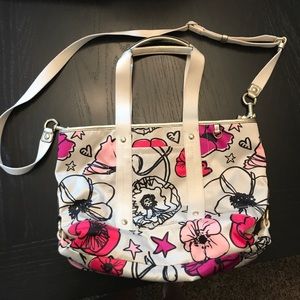 Coach bag with shoulder strap