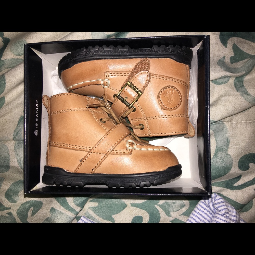 baby boy polo boots