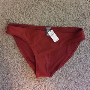 Aerie standard maroon bikini bottoms