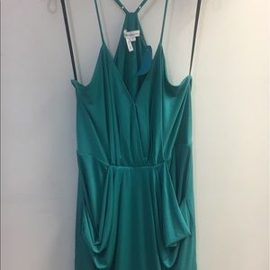 BCBG adjustable racerback slouch dress
