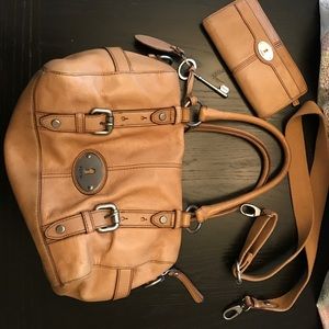Fossil bag and wallet