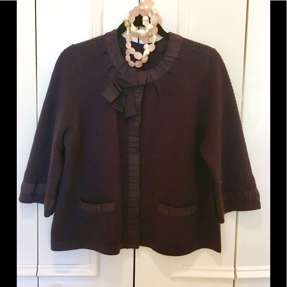 Ann Taylor Jackets & Blazers - 🎀HP🎀Elegant ANN TAYLOR Jacket w/Embellishments🎀