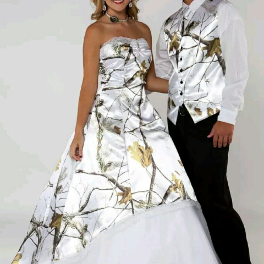 Camouflage Wedding Dress