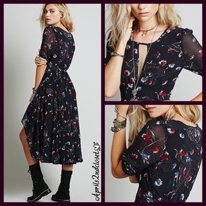 Free People Floral Bonnie Maxi