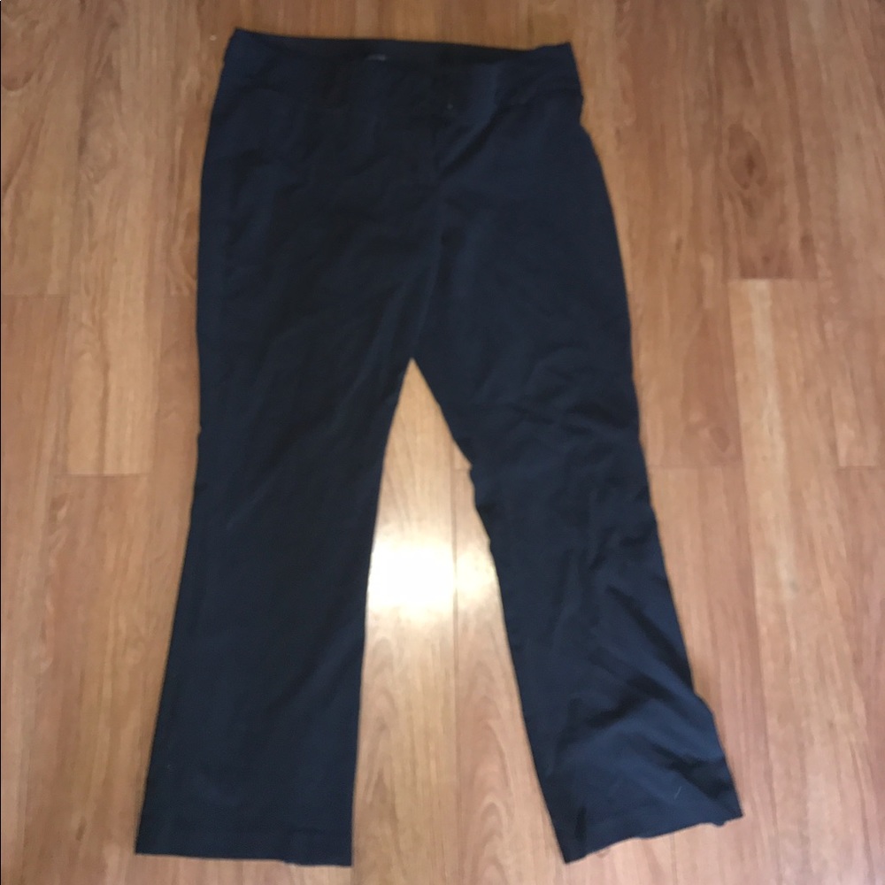 Maurices black dress pants size 18 short