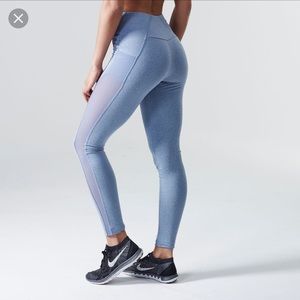 Limited ice blue dry sculpture leggings.