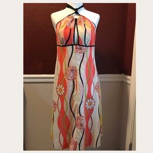 [Trina Turk] Bright Summer Halter Dress
