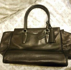 Vintage leather Coach purse