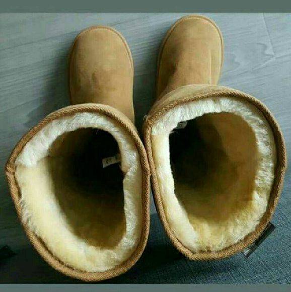 Chic Empire UGG Style Boots size 11 Chestnut Tall - Picture 2 of 4