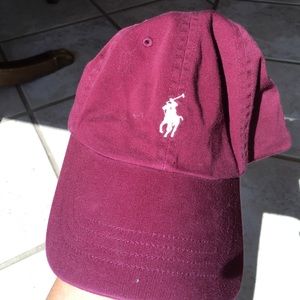 Ralph Lauren maroon hat