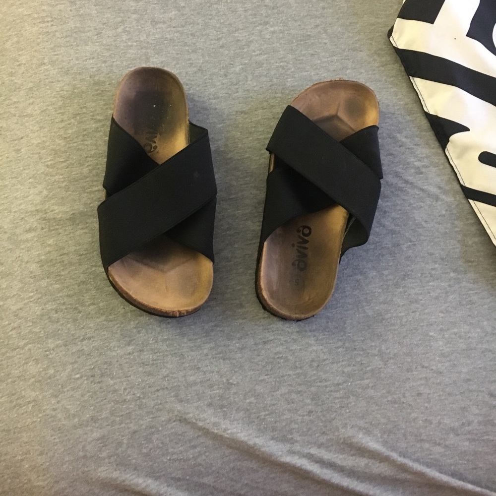 Slide on sandals