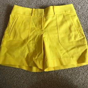 New yellow loft shorts