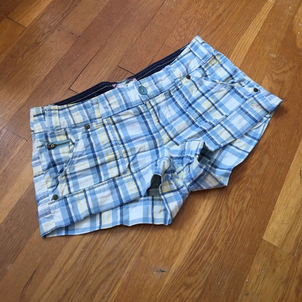 Plaid shorts